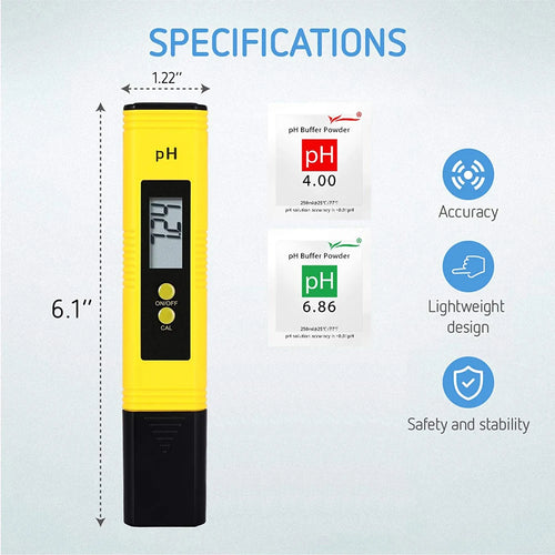 PH Meter 0.01 High Precision for Water Quality Tester with 0 14 Measurement Range Suitable Aquarium Swimming Pool